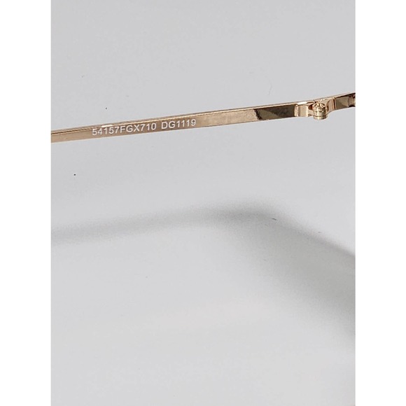 Foster Grant Geometric Alternative Full Frame Gold Metal Sunglasses 54157FGX710 - Picture 9 of 11